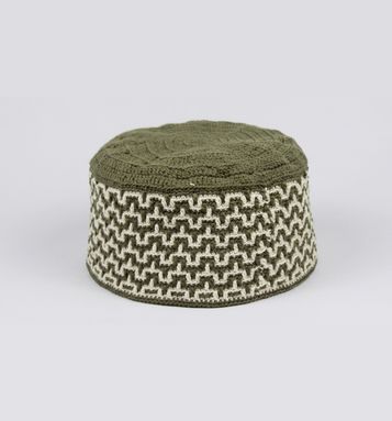 Crochet Player Cap – Traditional Islamic Prayer Tupi (কুশিকাটার নামাজের টুপি) Handmade Knitted Cap