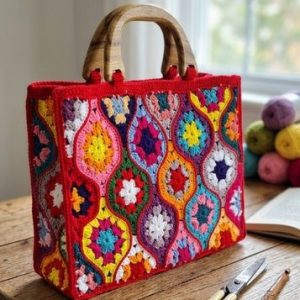 Crochet Turkish Patterns Party Bag (কুশিকাটার পার্টি ব্যাগ)