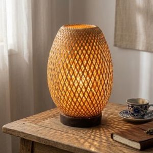 Eco Friendly Bamboo Made Round Shaped Lamp Shade (বাঁশের তৈরি ল্যাম্প শেড)