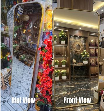 Luxury Full Length Standing Floor Mirror Modern Dressing Mirror for Bedroom & Living Room