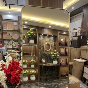 Luxury Full Length Standing Floor Mirror Modern Dressing Mirror for Bedroom & Living Room