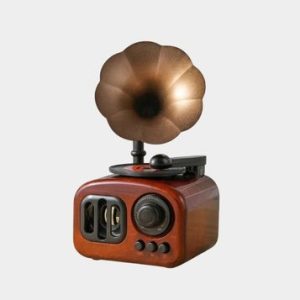 Classic Gramophone Music Box – Retro Phonograph Decorative Musical Ornament & Gift