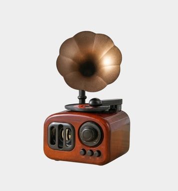 Classic Gramophone Music Box – Retro Phonograph Decorative Musical Ornament & Gift