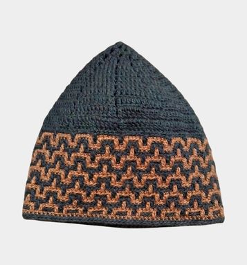 Crochet Player Cap – Traditional Islamic Prayer Tupi (কুশিকাটার নামাজের টুপি)