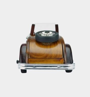 Vintage Wooden Car Model Showpiece for Home & Office Deco
