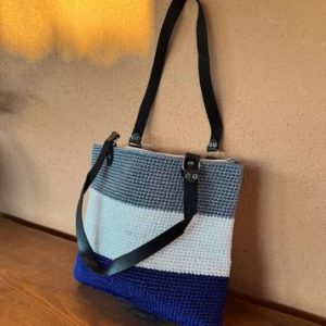 Handmade Crochet Tote Bag for Women | Stylish Knitted Shoulder Bag