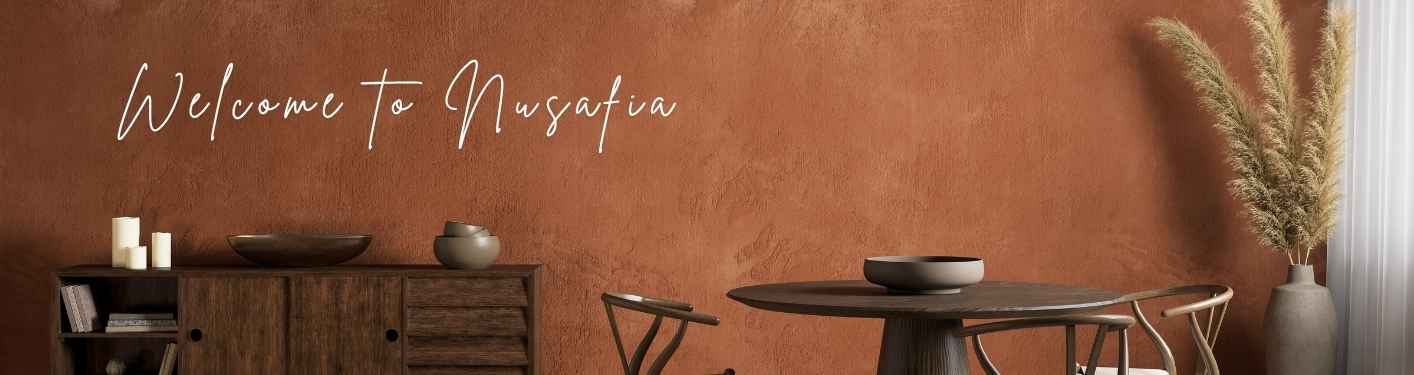 nusafia banner brown